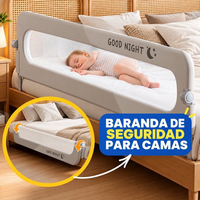 Baranda De Seguridad Para Cama De Bebé