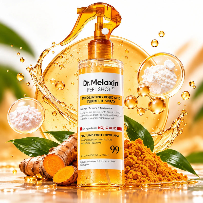 Dr.Melaxin - Spray Exfoliante De Ácido Kójico Y Cúrcuma