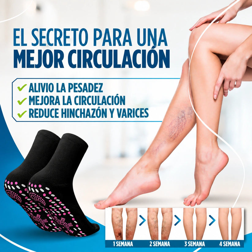 🧦MEDIAS TURMALINA TERAPIA MAGNÉTICA🦵💫
