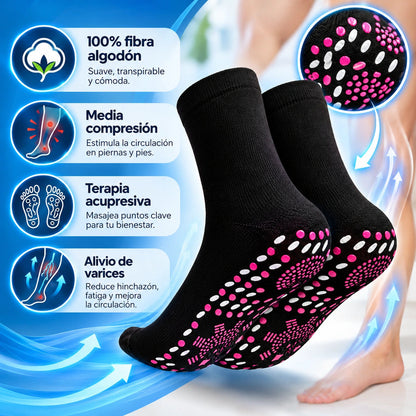 🧦MEDIAS TURMALINA TERAPIA MAGNÉTICA🦵💫