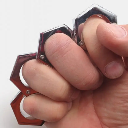Manopla De Anillos Exagonales Defensa