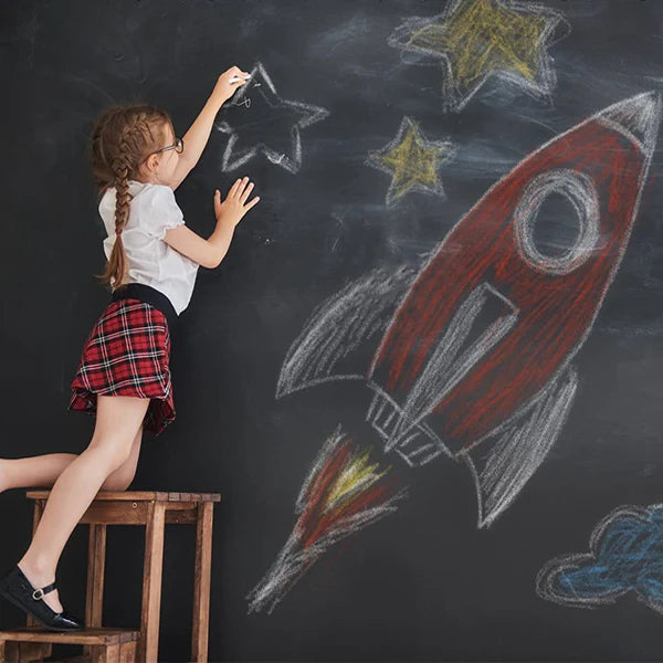 Pizarra Adhesiva para Estimular la Creatividad (45cm de Ancho x 200 cm Largo)