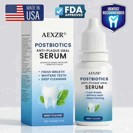 Reconstruye el esmalte dental con la ciencia de los postbióticos. Suero oral antiplaca AEXZR®