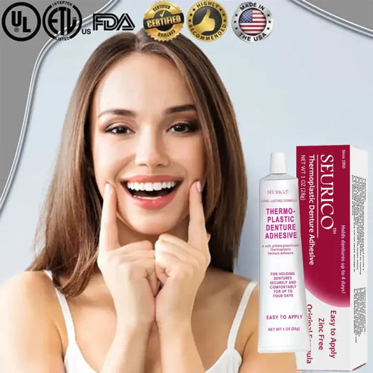 Adhesivo termoplástico para prótesis dentales