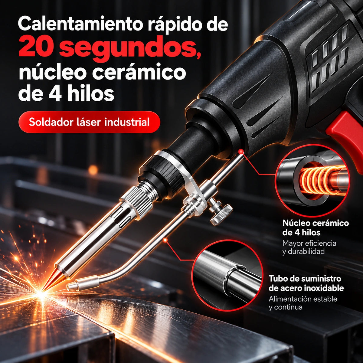 HeatFusion  - Herramienta De Soldadura Láser Industrial
