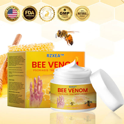 Crema para el tratamiento de la psoriasis con veneno de abeja