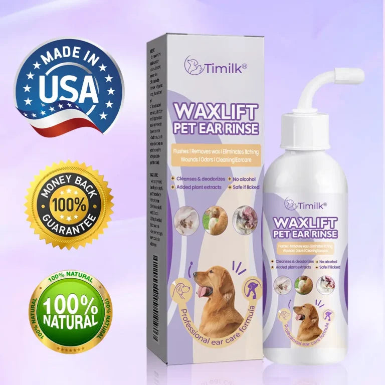 Enjuague de oídos para mascotas Timilk® WaxLift