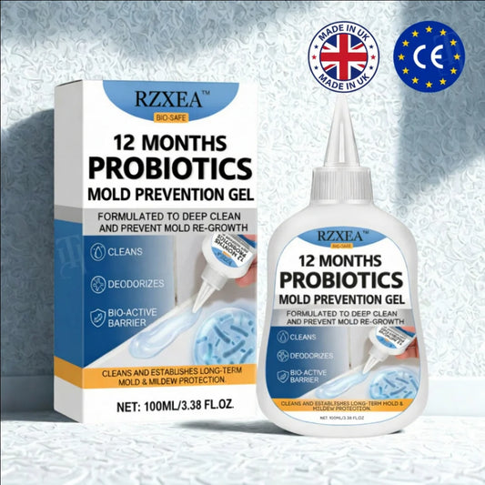 12 meses sin moho, sin esfuerzo: Gel probiótico RZXEA™ para la prevención del moho.