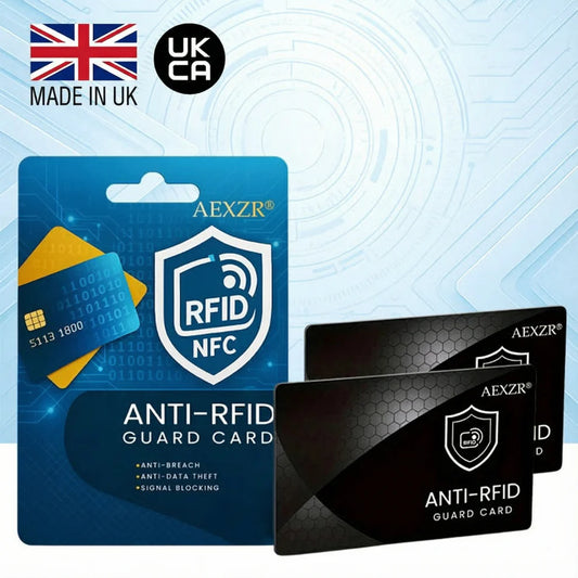Tarjeta anti-RFID ultradelgada AEXZR® 🛡️ que previene el robo digital