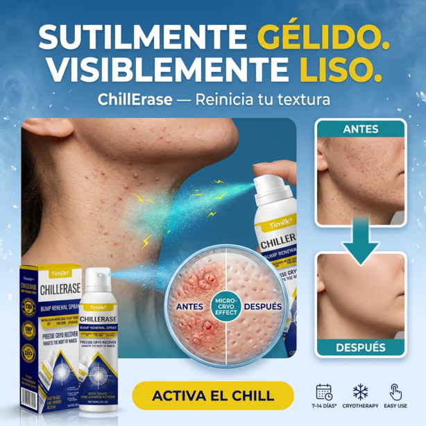 Timilk® ChillErase - Spray revitalizador de Verrugas