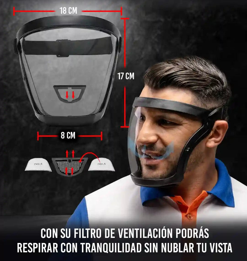 MaxView® - Máscara de Protección Facial