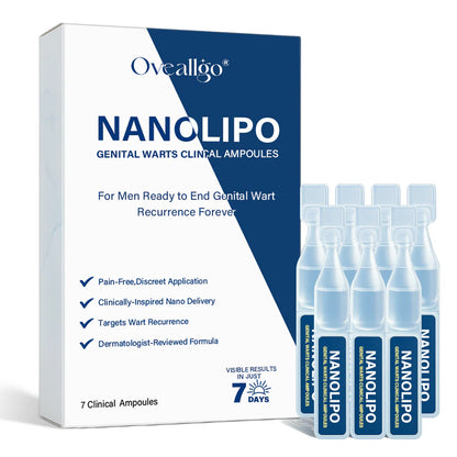 Ampollas clínicas NanoLipo para verrugas genitales
