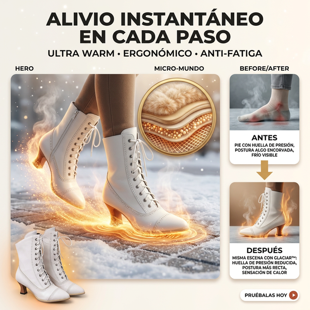 Botas Artemisa con Tacón Medio y Cordones – Confort y Estilo Atemporal.