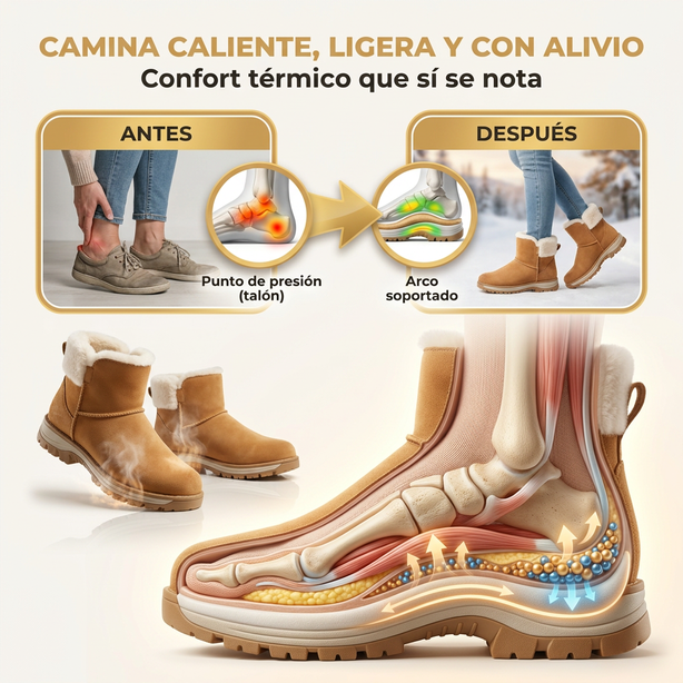 Glaciar™ – Botas ortopédicas de Nieve Ultra Cálidas.