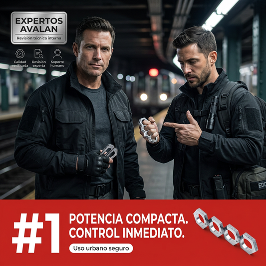 Manopla De Anillos Exagonales