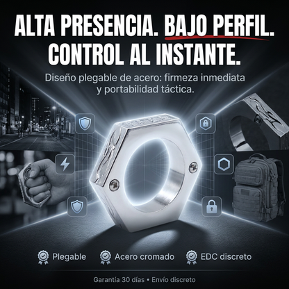Manopla De Anillos Exagonales