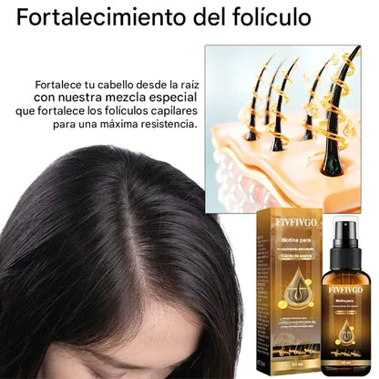 Spray de esencia para el crecimiento del cabello con biotina Fivfivgo™