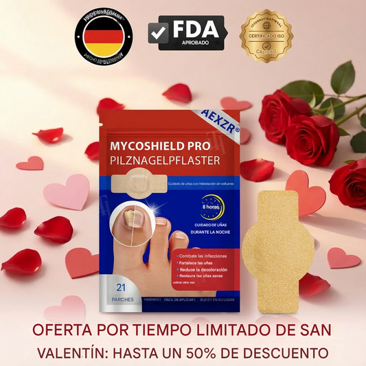 AEXZR® MycoShield Pro Apósitos para hongos en las uñas