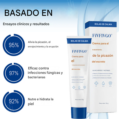Crema Fivfivgo® para el tratamiento de la picazón en el escroto