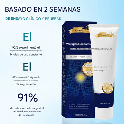Crema removedora de verrugas genitales Cvreoz®