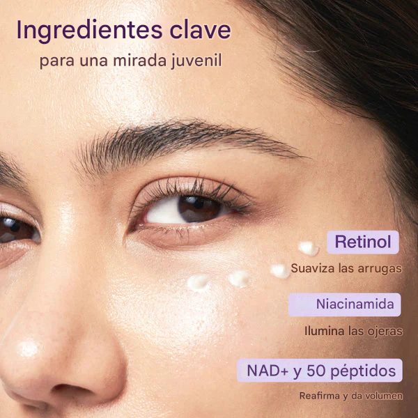 Crema para el contorno de ojos Numbuzin No.9 NAD+ Retinol Volumetox