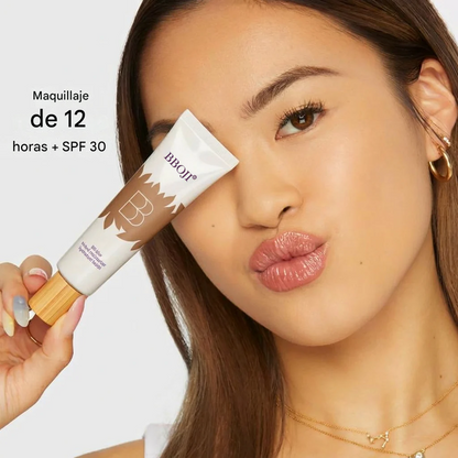 BBOJI® Crema BB Hidratante Correctora con SPF 30+ ¡Brocha GRATIS!