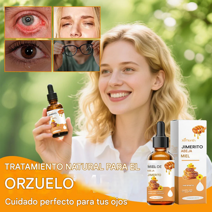 Miel de Jimerito de Ximonth para los ojos, gotas refrescantes, hidratantes y calmantes para ojos secos y astringentes-A
