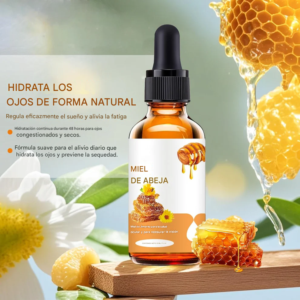 Miel de Jimerito de Ximonth para los ojos, gotas refrescantes, hidratantes y calmantes para ojos secos y astringentes-A