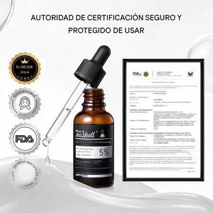 Sérum blanqueador con 5 % de niacinamida🌿|Reduce las manchas oscuras, ilumina la piel, apto para pieles sensibles