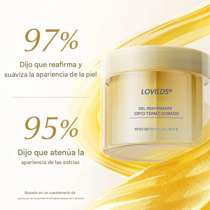 Crema de masaje reafirmante Burn Gold LOVILDS®