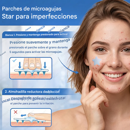 Parches de microagujas 2 en 1 MicroHydro de Biancat®