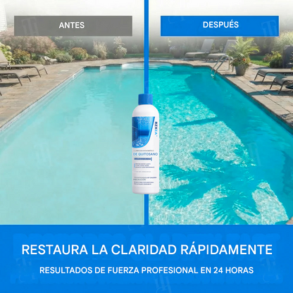 ✨ ¡Magia del agua las 24 horas! | Clarificador enzimático de quitosano