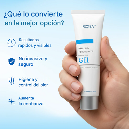 Gel Corrector de Prepucio Redundante,⚡Resultados visibles en tan solo 24 horas