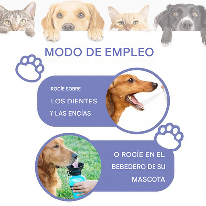 Spray limpiador dental para mascotas Natripaw
