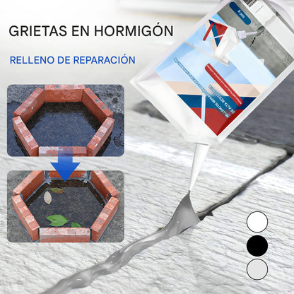 Adhesivo de alta resistencia para la reparación de grietas en hormigón