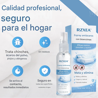 Spray antiácaros con bioenzimas