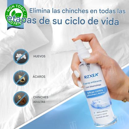 Spray antiácaros con bioenzimas