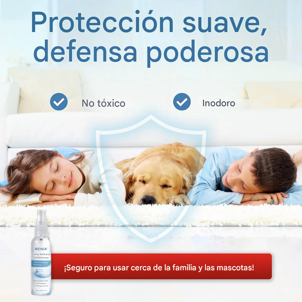 Spray antiácaros con bioenzimas