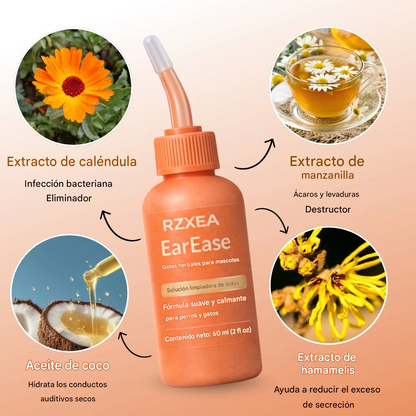 Gotas herbales EarEase (70 % de eficacia en 10 minutos)