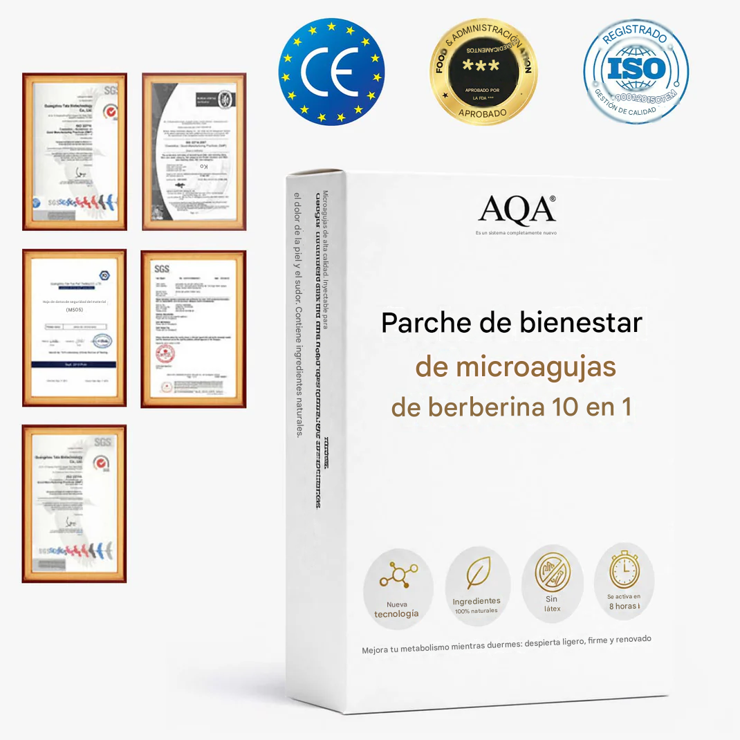 𝗠𝗼𝗿𝗶𝗻𝗴𝗮 & 𝗕𝗲𝗿𝗯𝗲𝗿𝗶𝗻𝗲 𝟭𝟬-𝗜𝗡-𝟭 Parche Nano Avanzado De Bienestar De Microagujas🩹