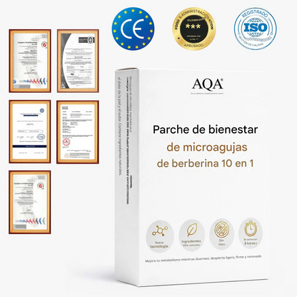 𝗠𝗼𝗿𝗶𝗻𝗴𝗮 & 𝗕𝗲𝗿𝗯𝗲𝗿𝗶𝗻𝗲 𝟭𝟬-𝗜𝗡-𝟭 Parche Nano Avanzado De Bienestar De Microagujas🩹
