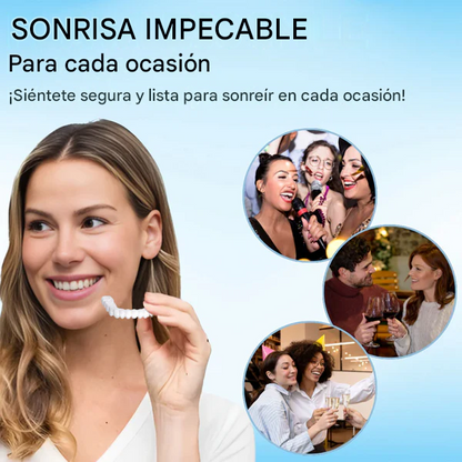 Prótesis dentales ajustables con sistema de fijación a presión