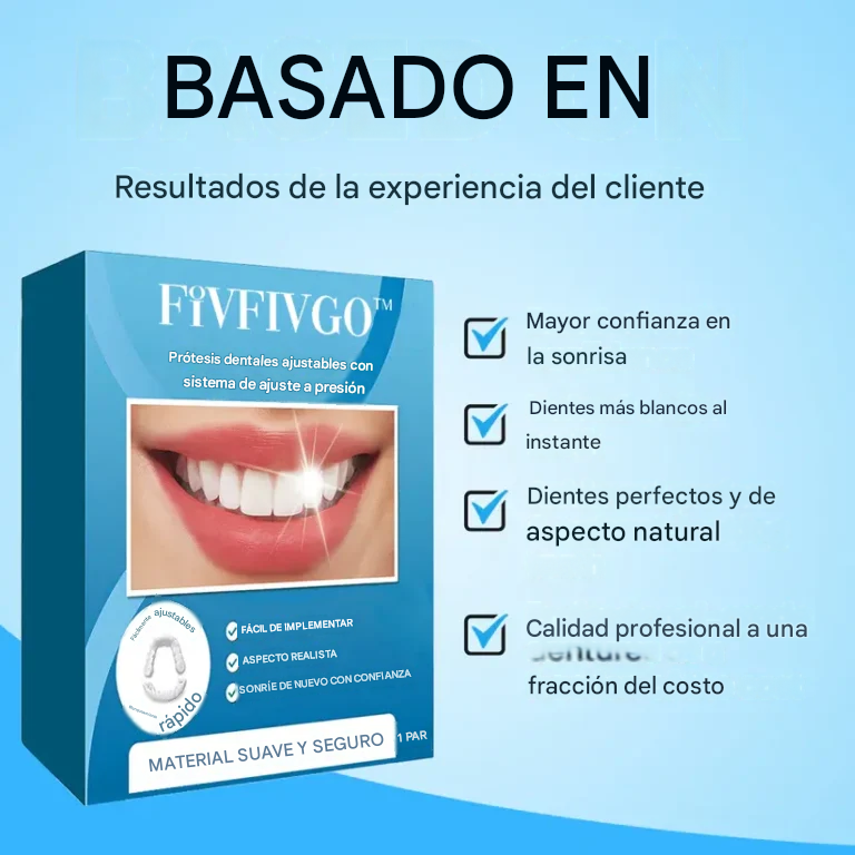 Prótesis dentales ajustables con sistema de fijación a presión