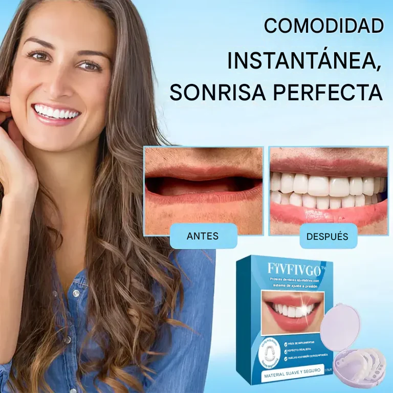 Prótesis dentales ajustables con sistema de fijación a presión