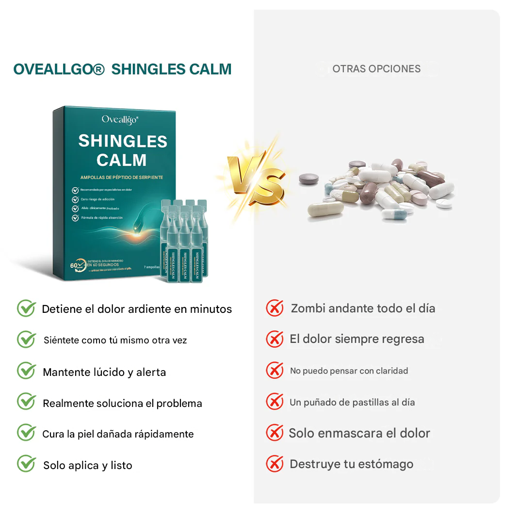 Ampollas de péptidos Calm Snake para herpes zóster