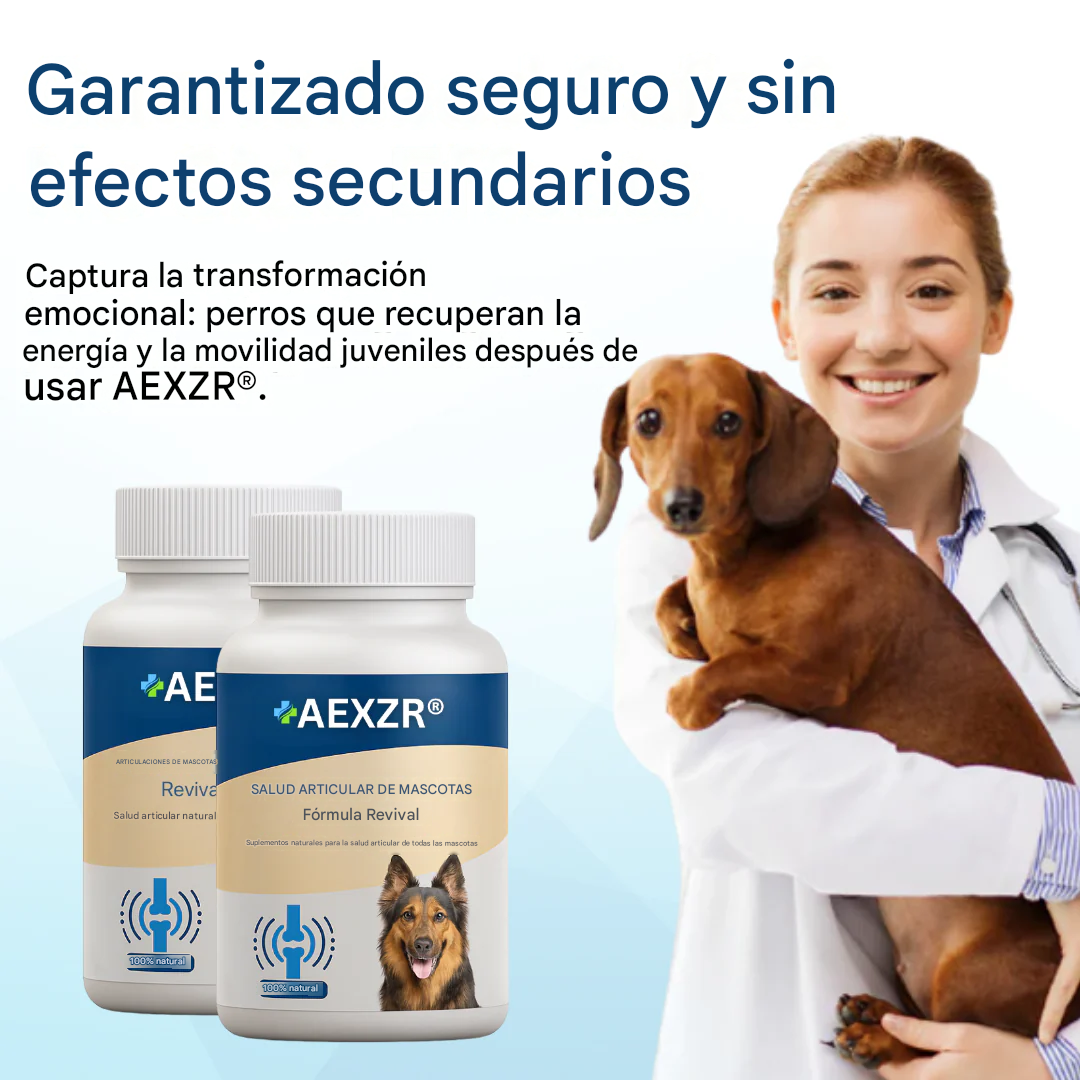 Fórmula revitalizante para la salud articular de mascotas 🦴 para el dolor y la rigidez articular en perros y gatos 🐾