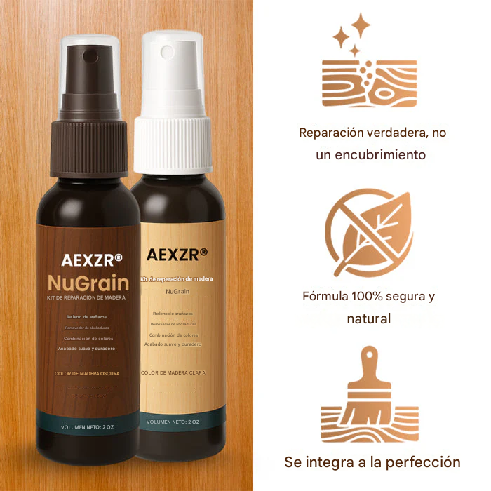 NuGrain Reparación de madera: ✨Renueva tu madera en minutos✨
