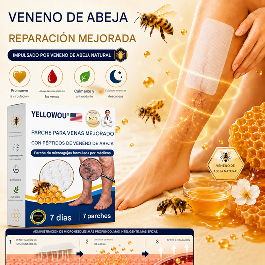 Parche de microagujas para el contorno de venas con liberación avanzada de diosmina y hesperidina