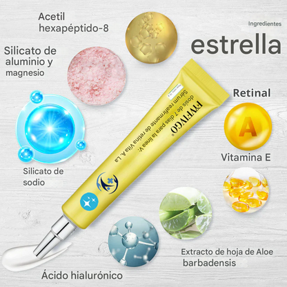 Fivfivgo® El tratamiento de 7 días para definir la línea V: Sérum reafirmante de retina Vita A