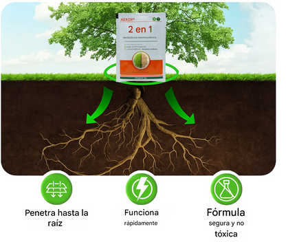 AEXZR® Herbicida 2 en 1 Máxima Potencia